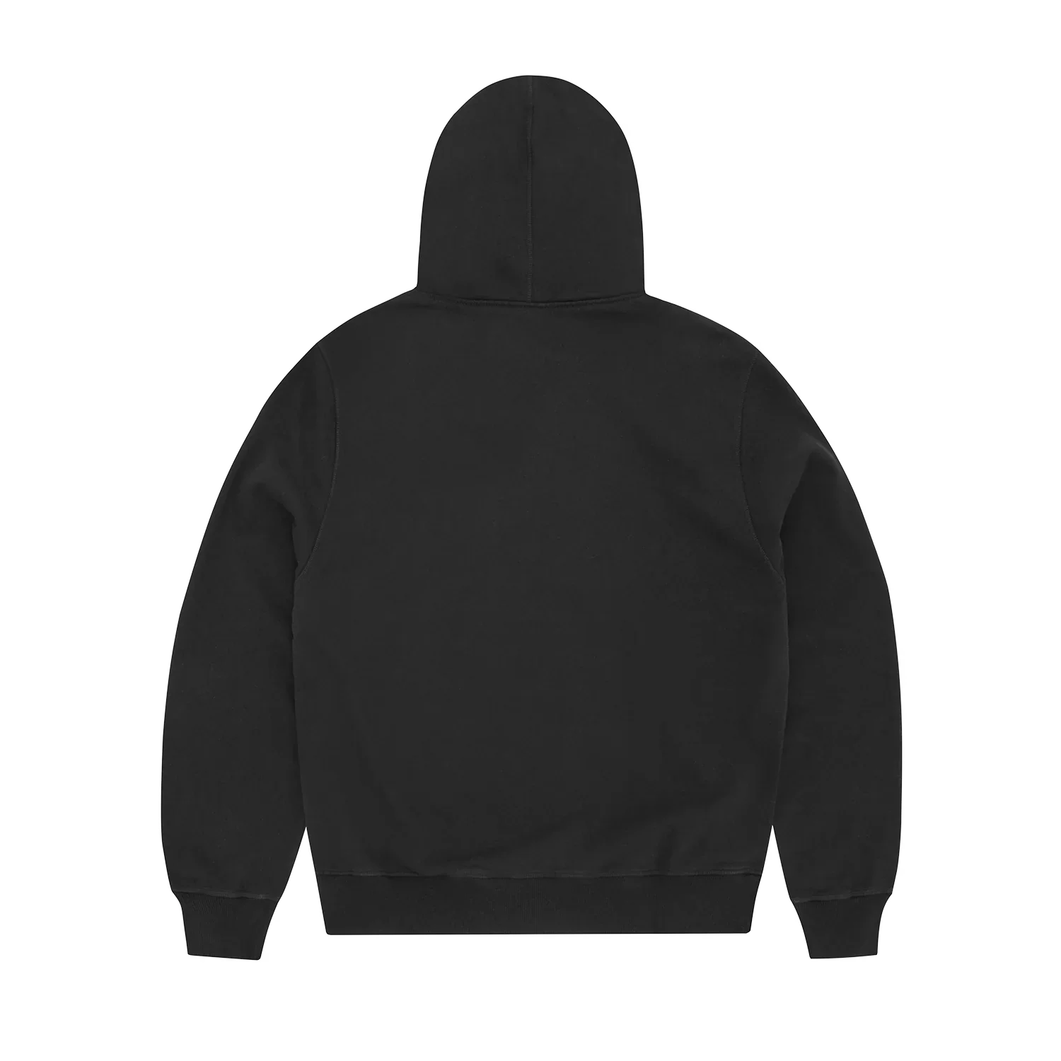 SATIN C STAR APPLIQUÉ HOODIE [BLACK]